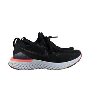 Nike Shoes Womens 6.5 Sneakers Epic React Flyknit Trainer Athletic Running Black